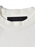 SALUTE HELM  マルーデコットン 20s カノコ スピンドル入り バルーン Tシャツ -White
