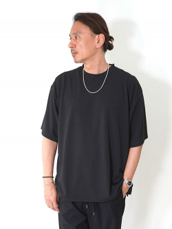 SALUTE HELM  マルーデコットン 20s カノコ スピンドル入り バルーン Tシャツ -Grey 