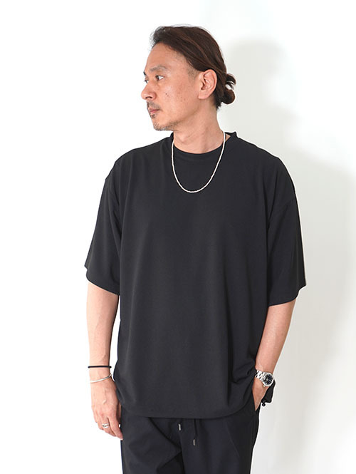 SALUTE HELM マルーデコットン 20s カノコ スピンドル入り バルーン Tシャツ -Grey