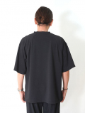 SALUTE HELM  マルーデコットン 20s カノコ スピンドル入り バルーン Tシャツ -Grey 