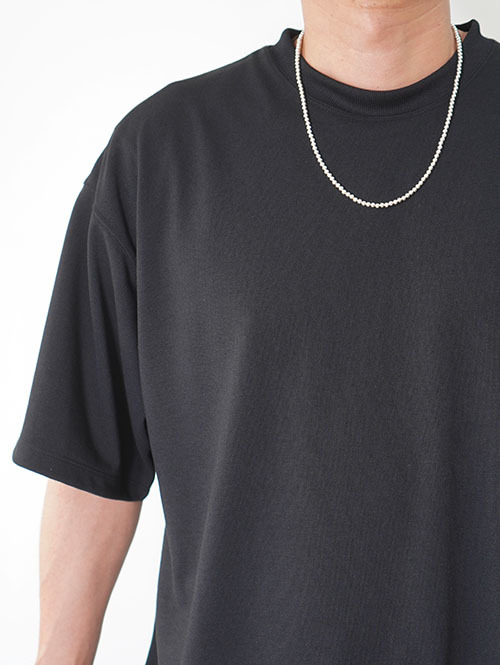 SALUTE HELM マルーデコットン 20s カノコ スピンドル入り バルーン Tシャツ -Grey