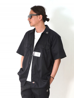 HTC Dickies Short Sleeve Work Shirt #Flower Stone