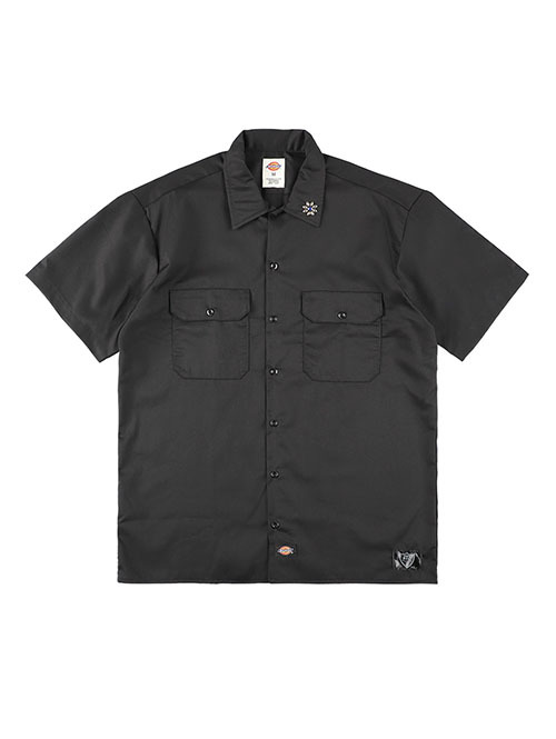 HTC Dickies Short Sleeve Work Shirt #Flower Stone