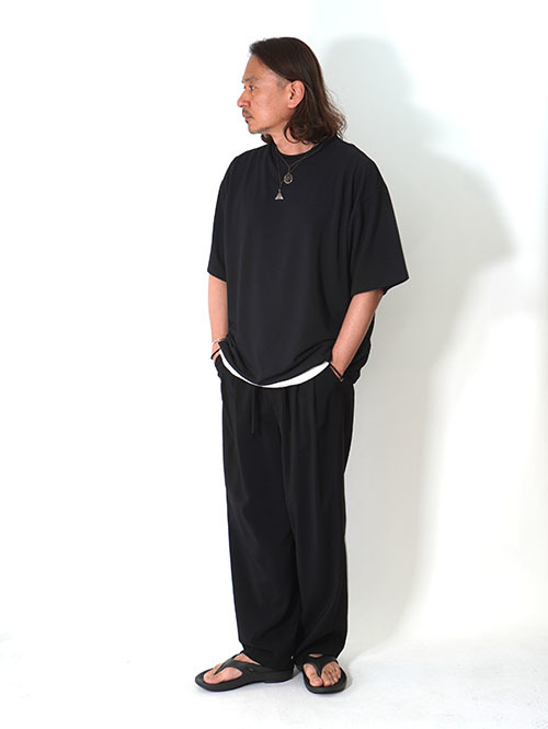 FANTASTICDAYS GATHER PANT - Black
