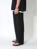 FANTASTICDAYS  GATHER PANT - Black