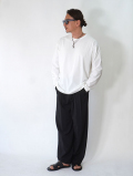 FANTASTICDAYS  GATHER PANT - Black
