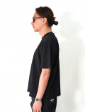 LOS ANGELES APPAREL カスタム　6.5oz ヘビーウエイト Tシャツ - Black