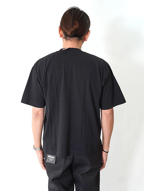 LOS ANGELES APPAREL カスタム 6.5oz ヘビーウエイト Tシャツ - Black