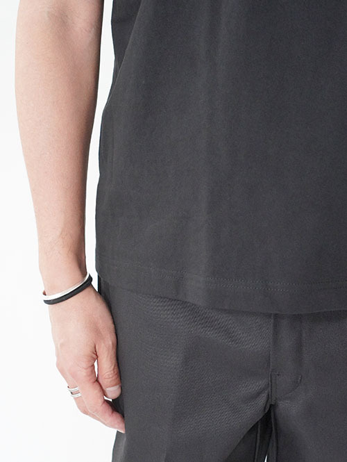 LOS ANGELES APPAREL カスタム 6.5oz ヘビーウエイト Tシャツ - Black