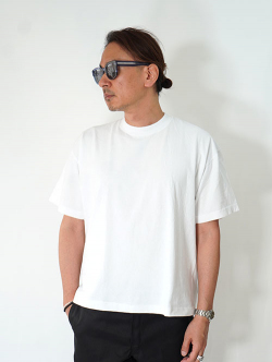 LOS ANGELES APPAREL カスタム　6.5oz ヘビーウエイト Tシャツ - White