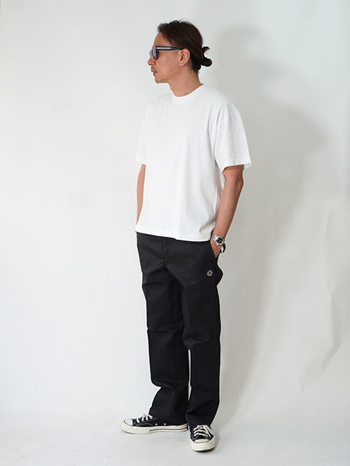 LOS ANGELES APPAREL カスタム 6.5oz ヘビーウエイト Tシャツ - White