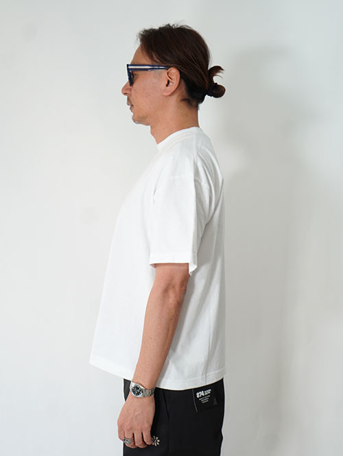 LOS ANGELES APPAREL カスタム 6.5oz ヘビーウエイト Tシャツ - White