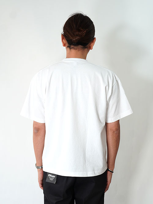 LOS ANGELES APPAREL カスタム 6.5oz ヘビーウエイト Tシャツ - White