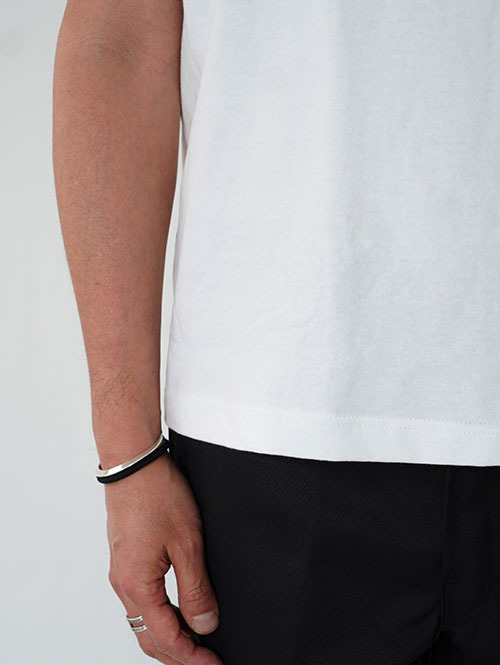 LOS ANGELES APPAREL カスタム 6.5oz ヘビーウエイト Tシャツ - White
