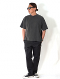 LOS ANGELES APPAREL カスタム　6.5oz ヘビーウエイト Tシャツ - Vintage Black