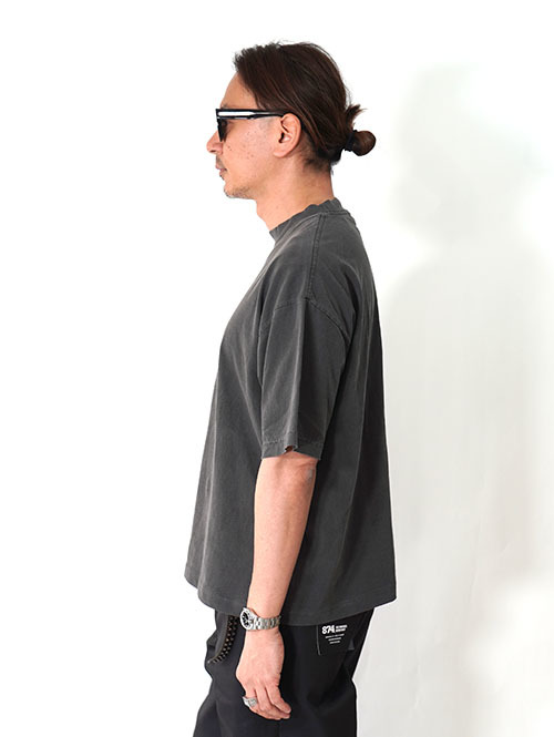 LOS ANGELES APPAREL カスタム 6.5oz ヘビーウエイト Tシャツ - Vintage Black