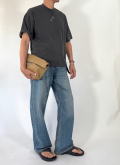 LOS ANGELES APPAREL カスタム　6.5oz ヘビーウエイト Tシャツ - Vintage Black