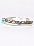 Navajo Henry Mariano Hand Made  Turquoise Bangle 