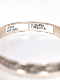 Navajo Henry Mariano Hand Made  Turquoise Bangle 