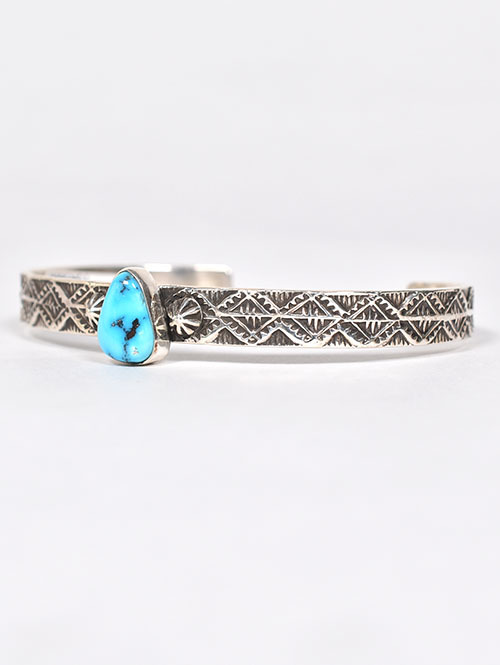 Navajo Henry Mariano Hand Made Turquoise Bangle
