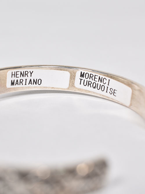 Navajo Henry Mariano Hand Made Turquoise Bangle