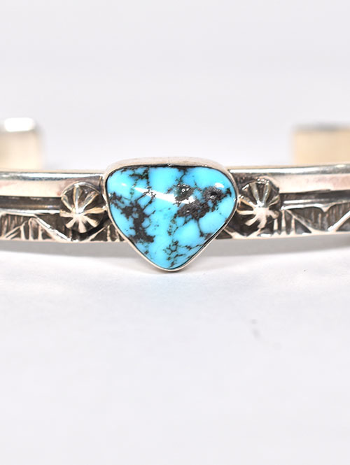 Navajo Henry Mariano Hand Made Turquoise Bangle