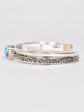Navajo Henry Mariano Hand Made  Turquoise Bangle 