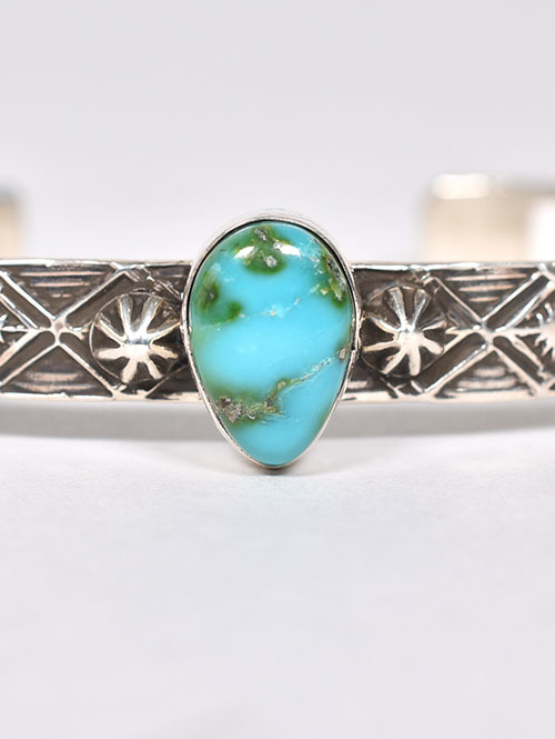 Navajo Henry Mariano Hand Made Turquoise Bangle