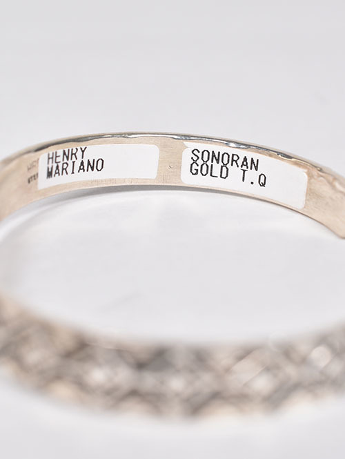 Navajo Henry Mariano Hand Made Turquoise Bangle
