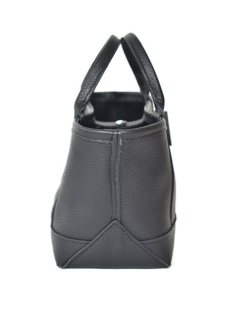 CROSSED ARROWS フラワースタッズ レザートートバッグ Silver/Black