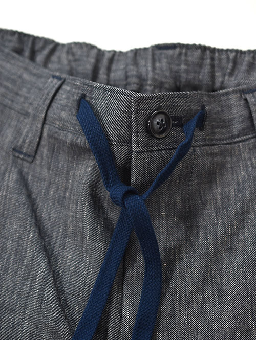 SALUTE HELM スピンドル入りワンタック ワイドパンツ (65015) - Indigo