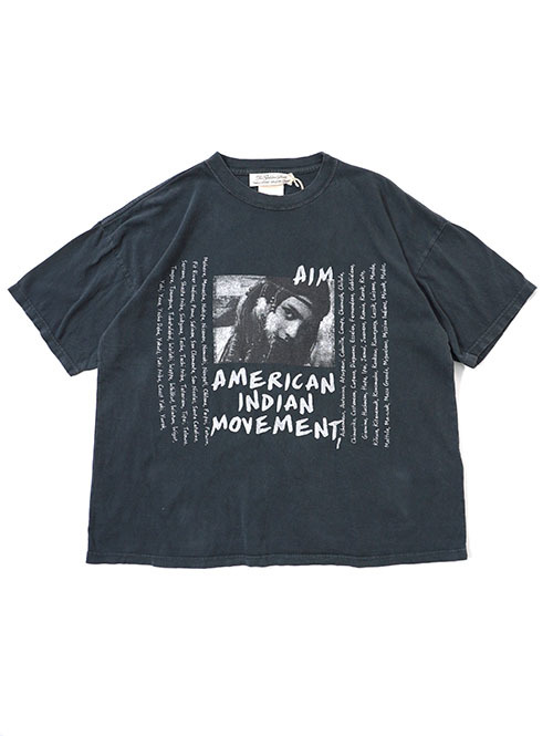 REMI RELIEF AMERICAN INDIAN MOVEMENT Tシャツ - Black