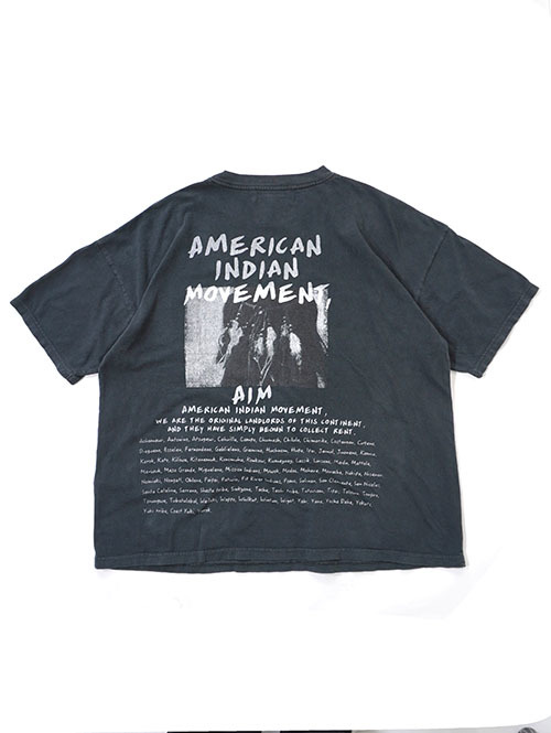 REMI RELIEF AMERICAN INDIAN MOVEMENT Tシャツ - Black