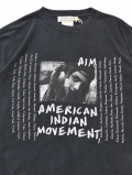 REMI RELIEF　AMERICAN INDIAN MOVEMENT　Tシャツ - Black