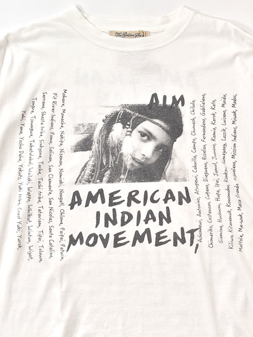 REMI RELIEF AMERICAN INDIAN MOVEMENT Tシャツ - White