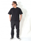 LOS ANGELES APPAREL カスタム　6.5oz ヘビーウエイト Tシャツ - Black