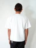 LOS ANGELES APPAREL カスタム　6.5oz ヘビーウエイト Tシャツ - White