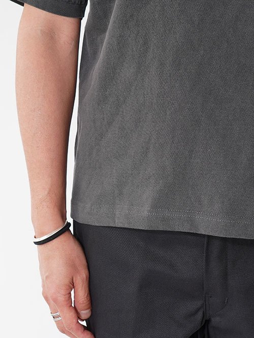 LOS ANGELES APPAREL カスタム 6.5oz ヘビーウエイト Tシャツ - Vintage Black