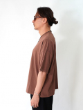 W.A.T.C STUDIO  Oversized boxy Tee - Vintage Brown