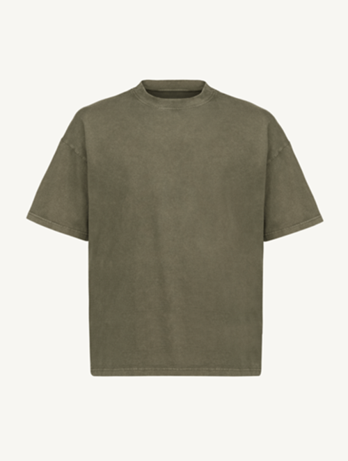 W.A.T.C STUDIO  Oversized boxy Tee - Vintage Olive