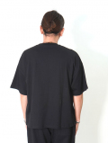 W.A.T.C STUDIO  Oversized boxy Tee - Black