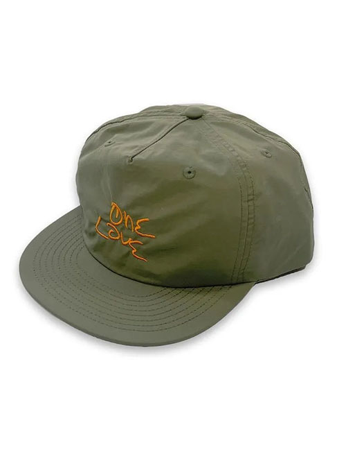 RAP ATTACK  "One Love" Embroidery Cap - A.Green