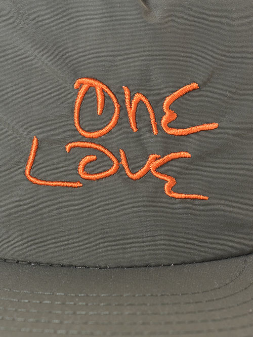 RAP ATTACK  "One Love" Embroidery Cap - A.Green
