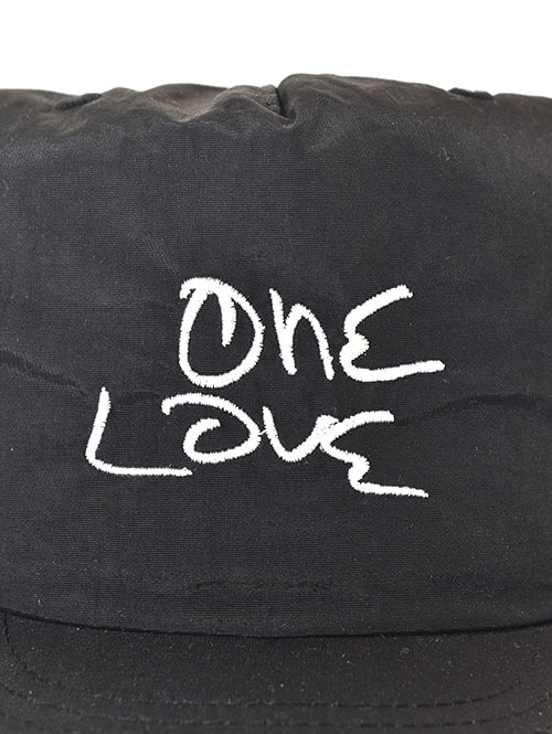 RAP ATTACK  "One Love" Embroidery Cap - Black