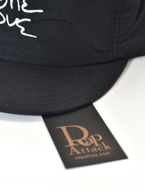 RAP ATTACK  "One Love" Embroidery Cap - Black