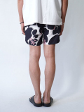 Pacsun  Black Floral Eco 4.5" Swim Trunks