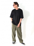 SALUTE HELM スピンドル入り　ワンタックパンツ (65018)