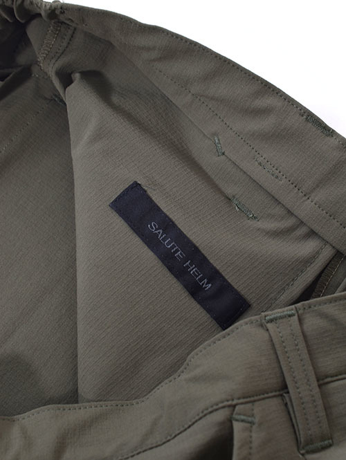 SALUTE HELM スピンドル入り ワンタックパンツ (65018)