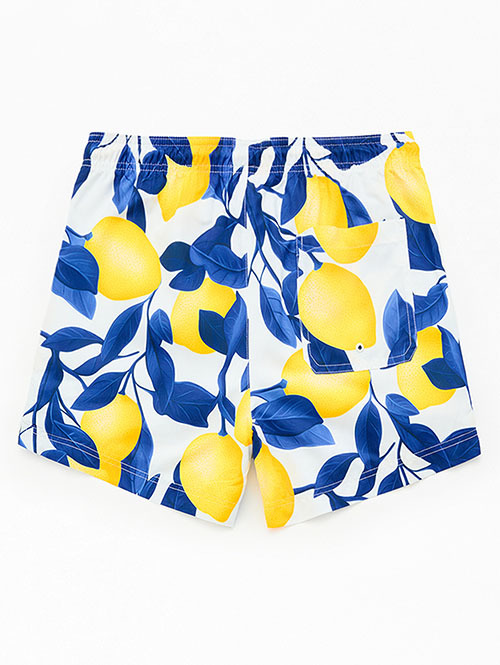 Pacsun Lemons Eco 4.5" Swim Trunks