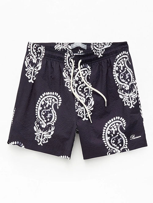 Pacsun Watercolor 4.5" Swim Trunks 57